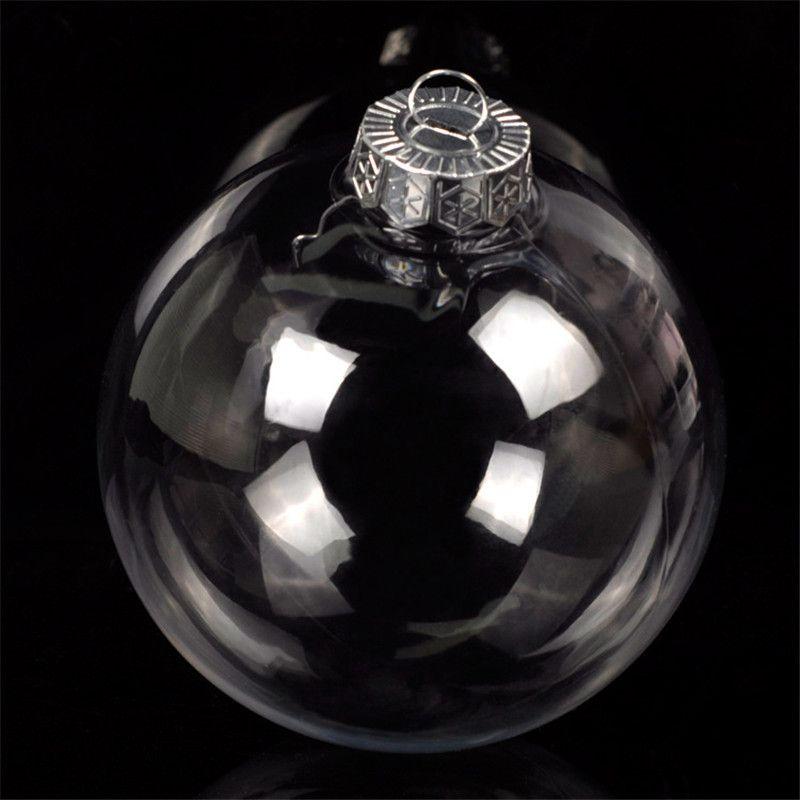 

High-quality Clear Plastic Christmas Ball Bauble For Stunning Holiday Decorations 10cm/3.93in