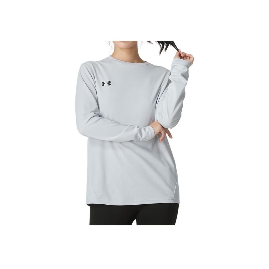 Under Armour Comfortable Quick-Dry Soft Long Sleeve T-Shirt Unisex Tops Gray 24600602-009