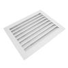 Fixed Return Air Louver Window Aluminum Alloy 400x300mm Air Conditioning Vent Cover for Bathroom Kitchen Wall Square