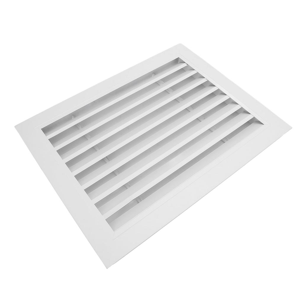 Fixed Return Air Louver Window Aluminum Alloy 400x300mm Air Conditioning Vent Cover for Bathroom Kitchen Wall Square