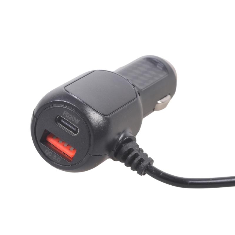 20W USB C Vehicle Chargers 18W .0 Port Small Current Allocation Vehicle Adapter for Car Electronics Charging Use