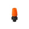 Orange Adjustable Shut-Off Atomizing Micro-Sprinkler for Agricultural Irrigation