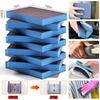 6PCS Sanding Sponge Set 60-320 Grit Washable Reusable Wet Dry Blocks for Wood Metal Glass Furniture Polishing