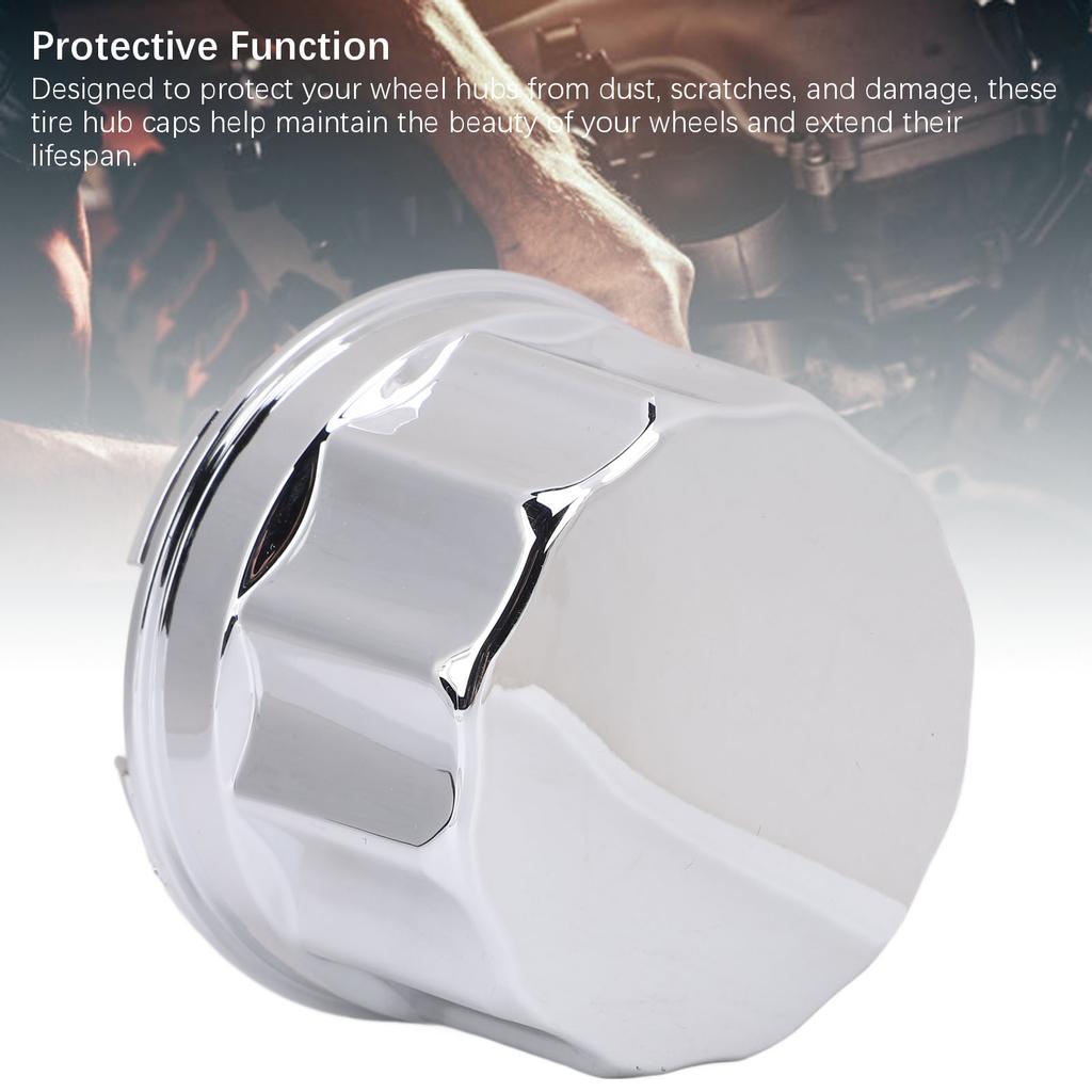4Pcs ATV Tire Wheel Hub Cap Electroplating Finish Center Wheel Hub Cap Cover for 8Inch 10inch 12inch 14inch Alloy Wheels ATV Quad