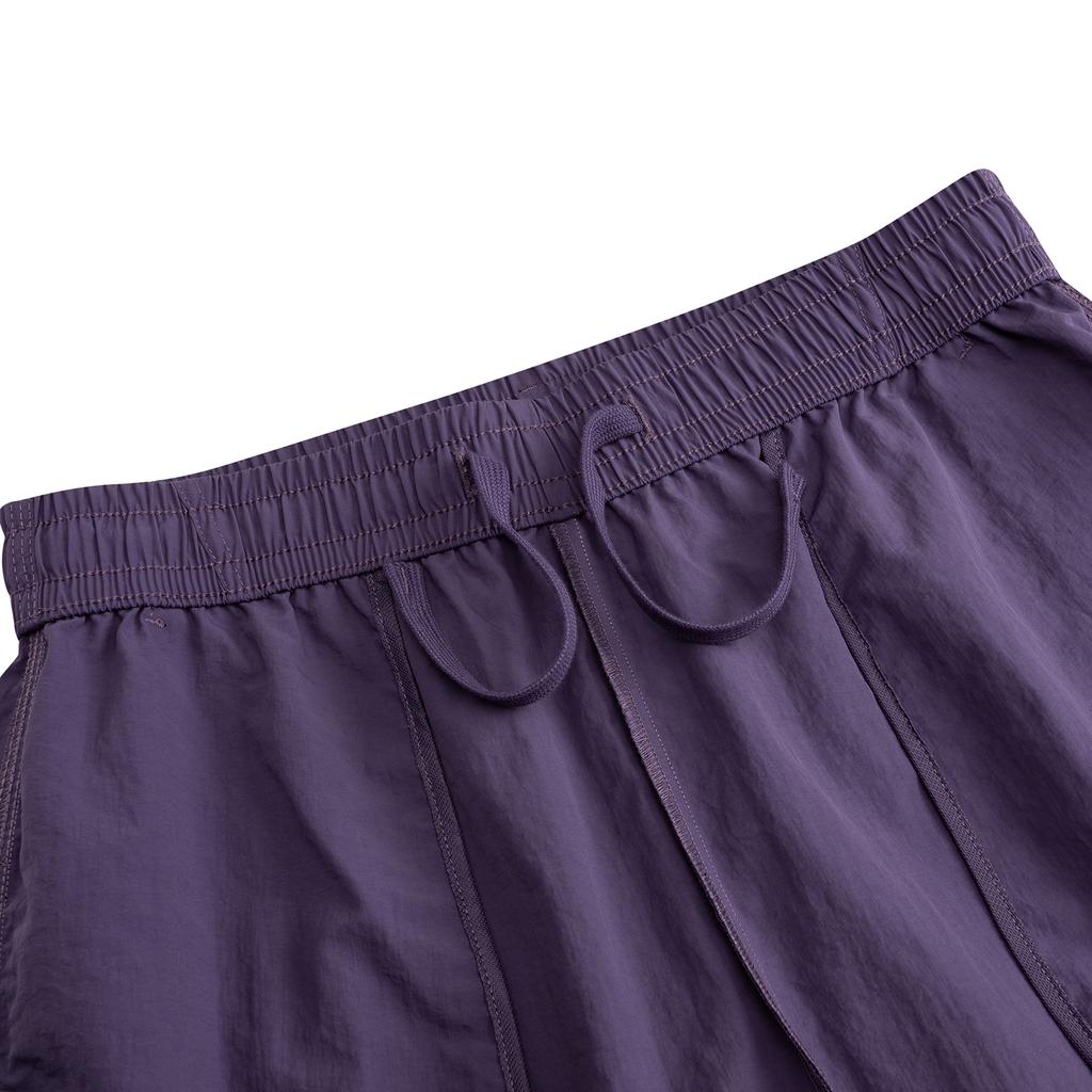 Anta Outdoors Woven Five-Point Shorts Summer Casual Shorts Women shorts Phantom-Purple 962626505-4
