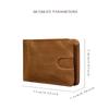 Geestock Leather Men's Wallet Retro Casual Short Oil Wax Leather Wallet Clip Card Bag Lightweight Card Holder Coin Purse Daily