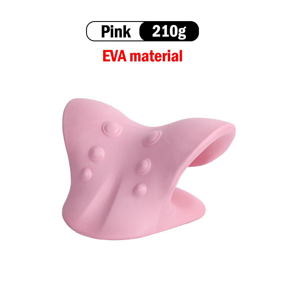 Neck and Shoulder Relaxer Stretcher Chiropractic Neck Traction Pillow Cervical Traction Device Lightweight To Carry Fitness Equipment Body