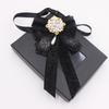 Starry Cat Rhinestone Bow Tie: Korean Style Sequin Stage Lapel Flower Collar Accessory TS258