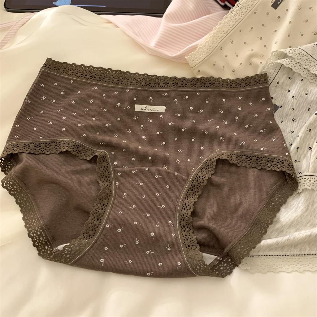 Girls Autumn and Winter Milled Wool Soft Waxy Cotton 10A Antibacterial Hip Briefs