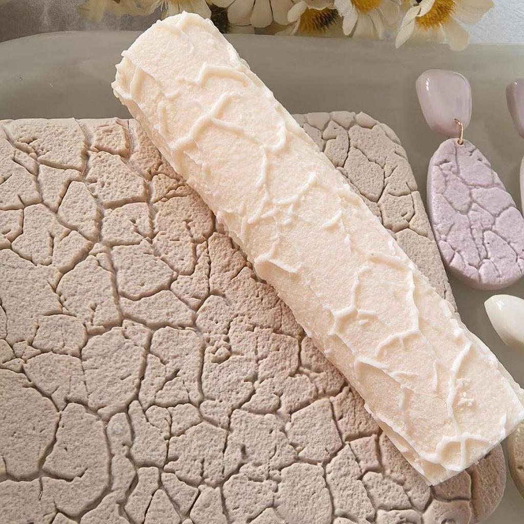 Miniature Sculpting Clay Texture Roller PLA Pottery Pattern Tool for DIY Polymer Clay Crafts and Earrings