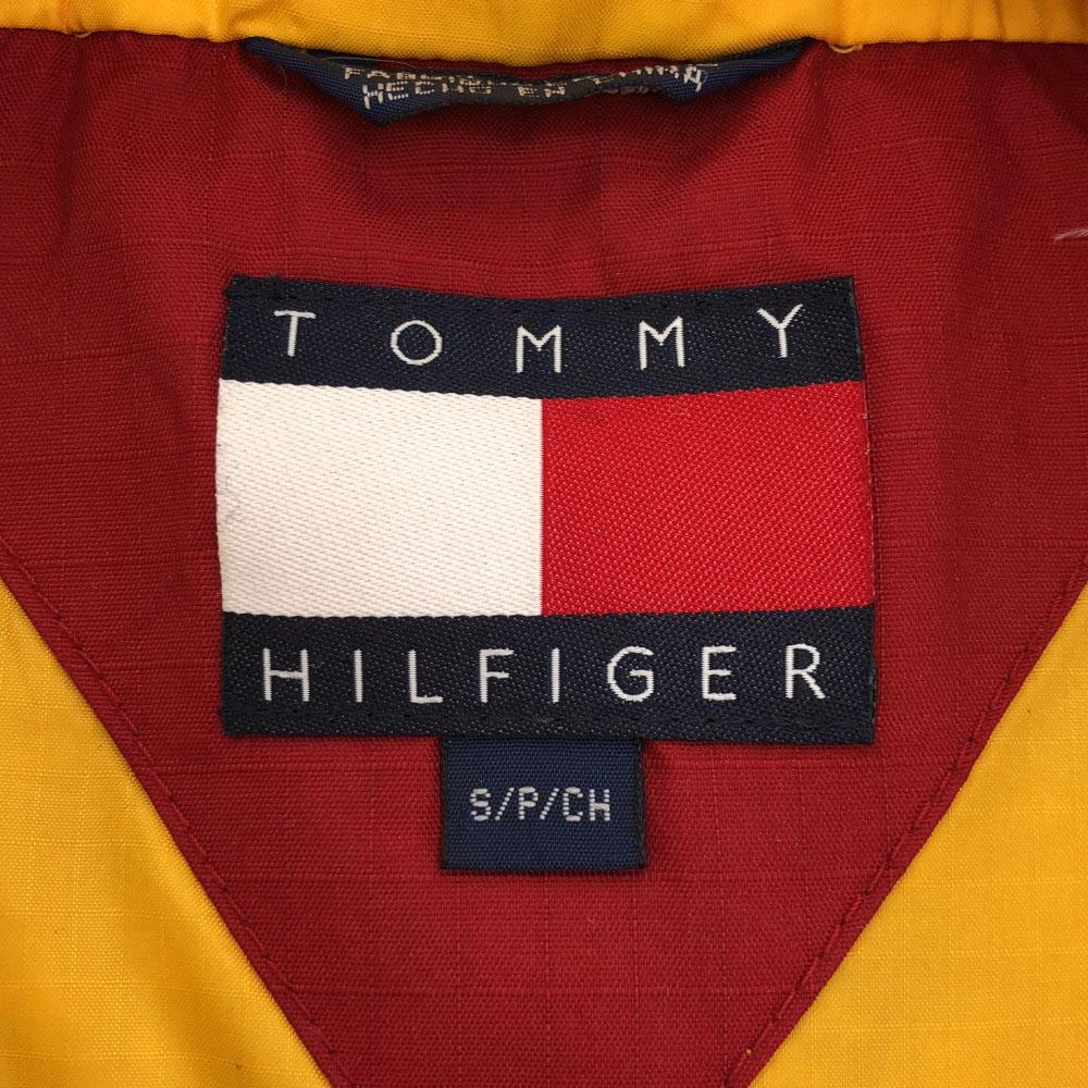 TOMMY HILFIGER 90s Old Flag Tag With liner Nylon jacket S Double fastener Men's Used