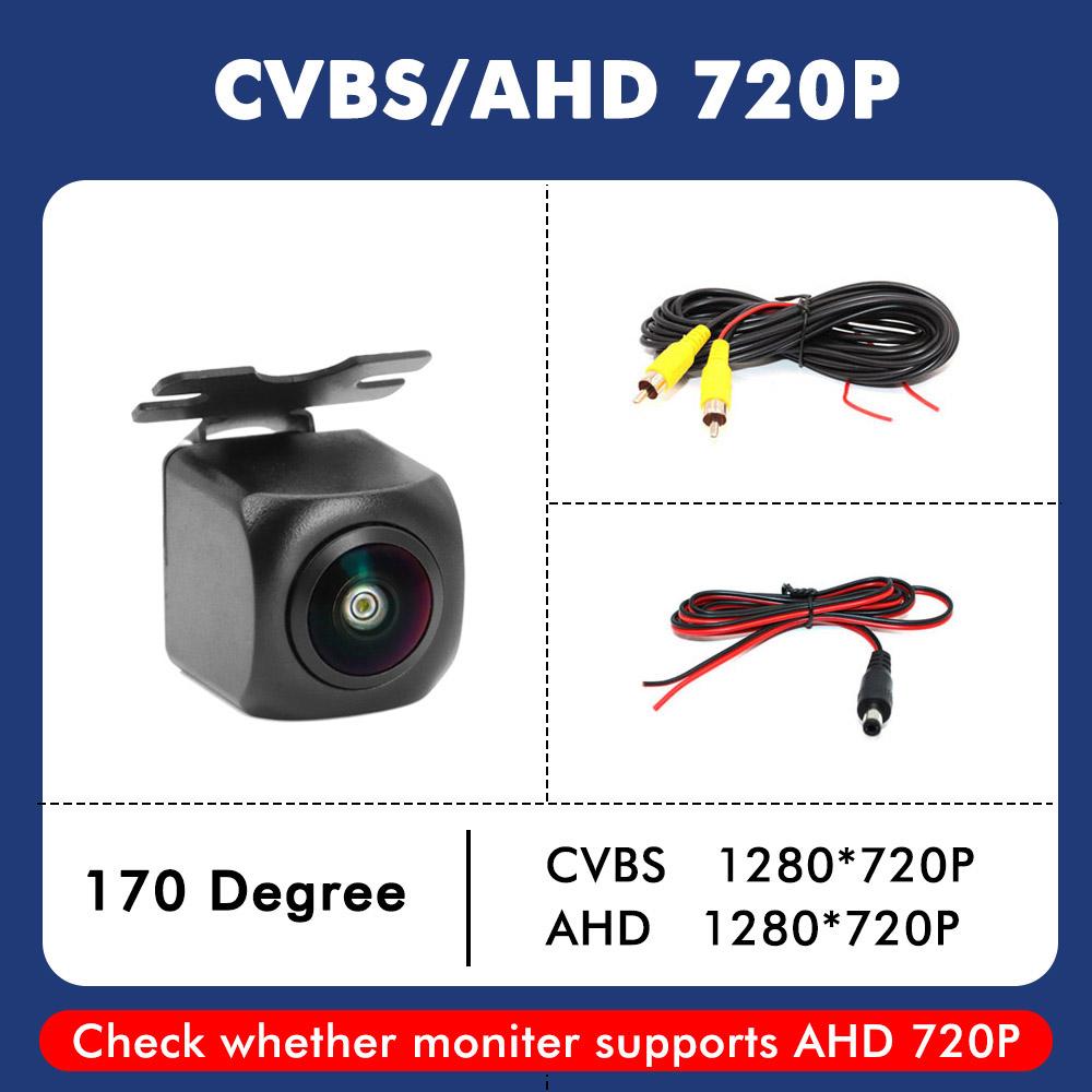 180 degrees 1080P AHD CCD universal front camera without parking line car front view camera parking camera without mirror