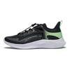 Li Ning Kids Sports Trend Low Top Casual Shoes Kids Casual Shoes Black Green YKCU038-7