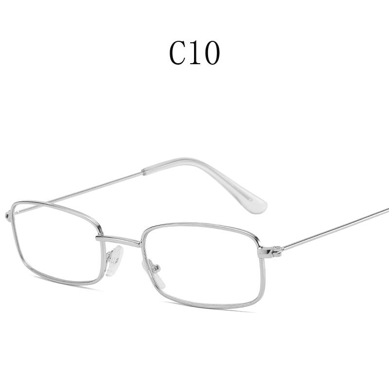 

Очки Y2K Харадзюку с маленькой квадратной оправой женские ретро металлические очки прозрачные очки декоративные очки