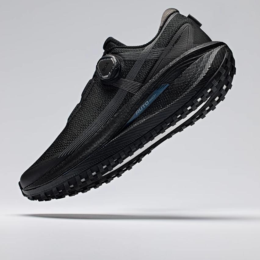 Anta Champion All Weather Series Cushioning, Wear Resistant Low top Casual Running Shoes Women's Black 122445542AS-5