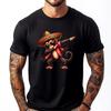 Dabbing Monkey Sombrero Poncho Cinco De Mayo Mexican Anime T Shirts Funny T Shirts Graphic Tshirts Gothic Style