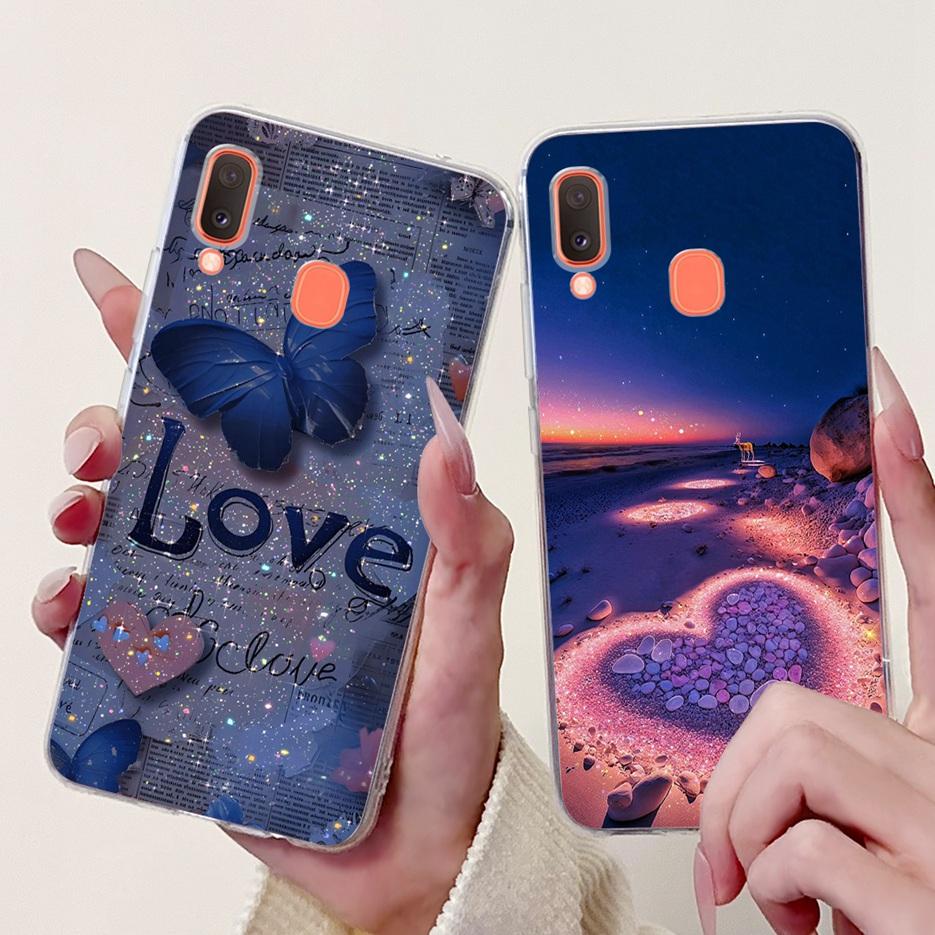 For Samsung Galaxy A20e Case SM-A202F Popular Fashion Painted Cover Soft Silicone Phone Case For Samsung A20e A202F Fundas Coque