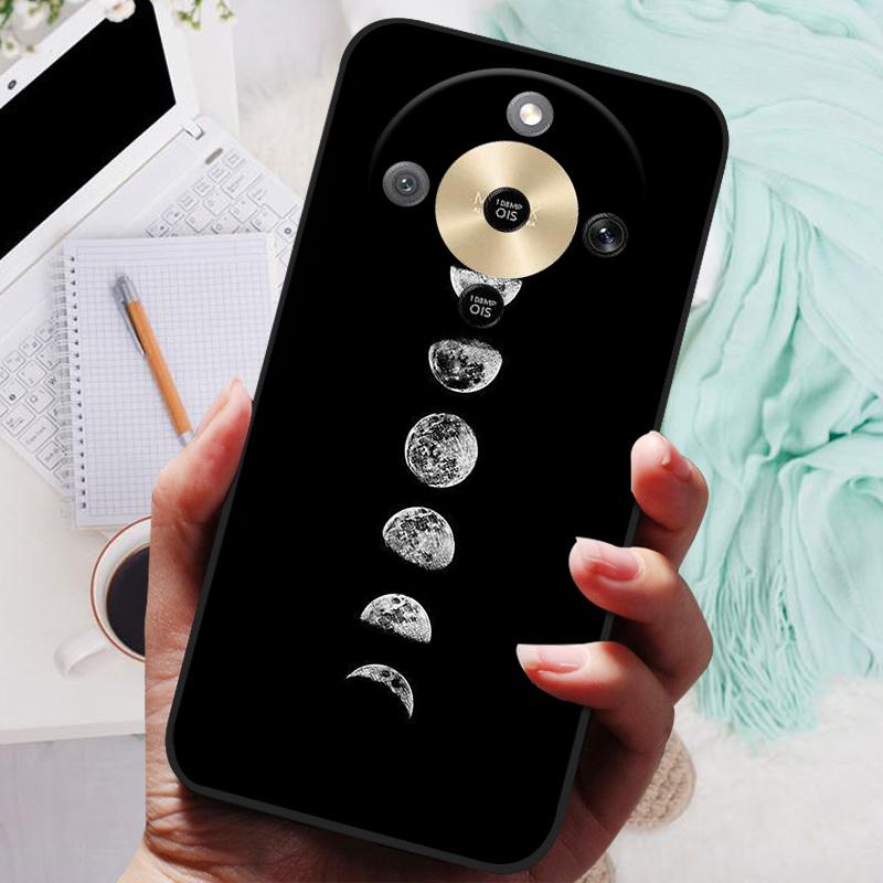 Für Honor X9d 5G Hülle NEU TPU Silikon Stoßfest Katze Handyhülle Für Honor Magic 8 Lite Funda Honor X70 Druck Weiche Hülle