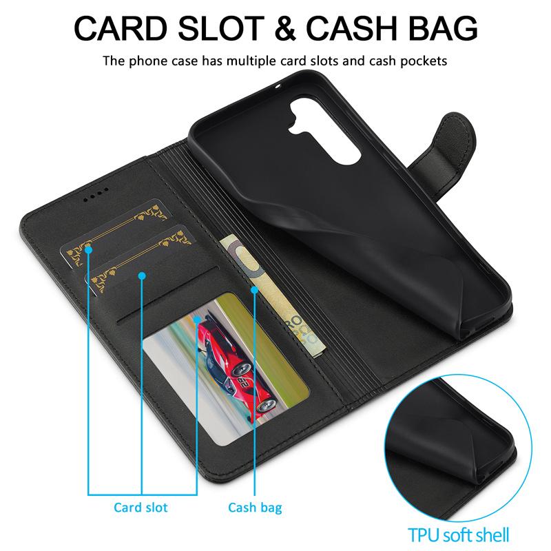 Funda S23 S23FE Wallet Coque for Samsung Galaxy S23 Ultra S23+ S 23 Plus Cover Shell Magnetic Leather Card Slot Flip Phone Case