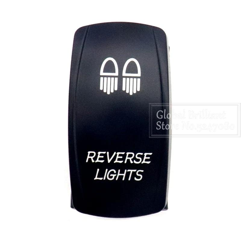 For Car Truck Marine 12V/20A 24V/10A Boat Rocker Switch Toggle 5Pin SPST / 7Pin DPDT ON-Off Switch with LED Light