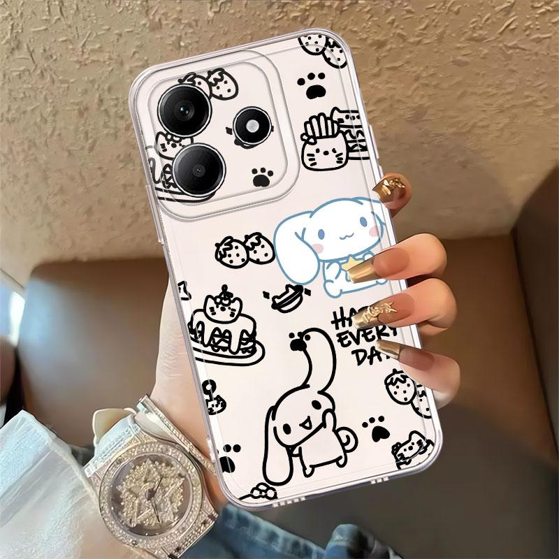 Sanrio Pochacco Case for Xiaomi Redmi Note 14 Pro Plus Note 13 A4 12 10S 11S 11 14C 9 10 12S 13C Soft Phone Cover