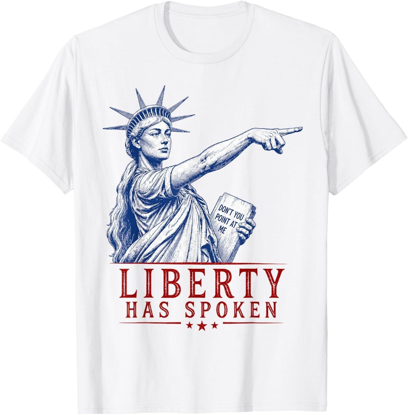 Sophie Basketball Point God Liberty Has Spoken Patriotic USA T-Shirt S