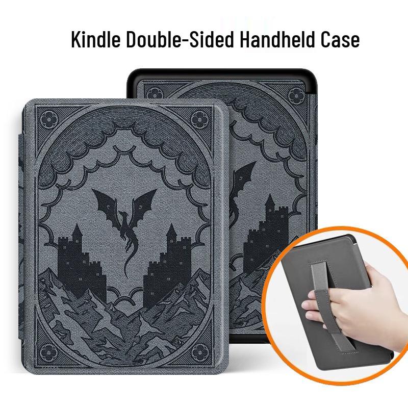 Étui Magnétique Kindle Paperwhite Kobo avec Couverture de Veille Amovible (Acrylique/Silicone, KPW1-6).