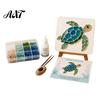 Set per Creare Decorazioni Costiere Fai da Te Mosaico Artistico con Vetro di Mare, Kit Creativo a Tema Animali Marini per Adulti Principianti, Pacchetto Materiali Fatti a Mano Casa Nautica