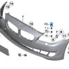 BMW F18 5-serie Främre stötfångare Dragkrokskåpa, Olackerad