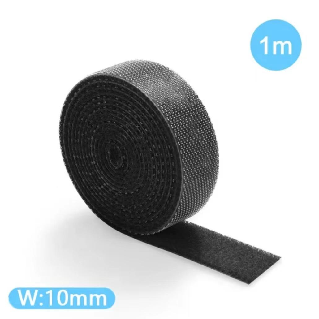 

1M/3M/5M Організатор кабелю Затискач для змотування дроту Тримач для навушників Організація шнура миші 1m чорний