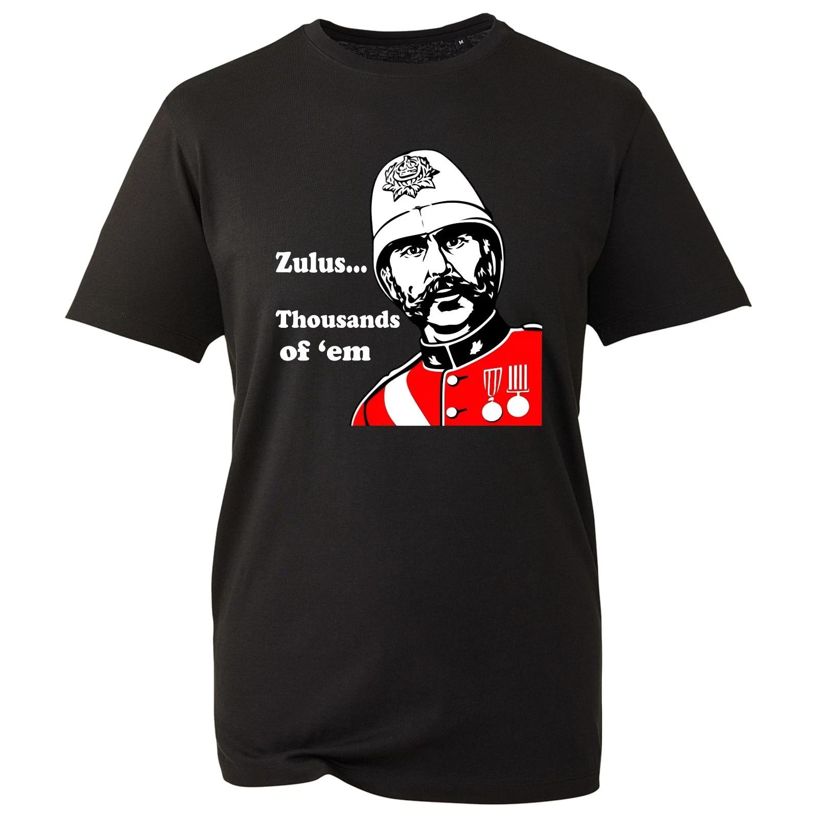 Zulus Thousands Of Them British War Movie T-shirt Military History Veteran Gift S