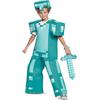 Minecraft Diamond Armor Cosplay Costume With Polyester Material For Game Anime Role Play