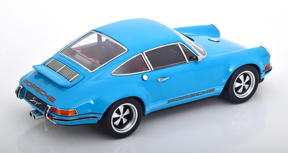 KK-Scale 1/18 Singer Porsche 911 Coupe 2014 Albastru SINGER 911 COPE Mașină Miniatură KKDC180445