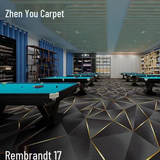 Fire-Resistant, Durable, Colorfast Billiard Room Nylon Carpet 650g