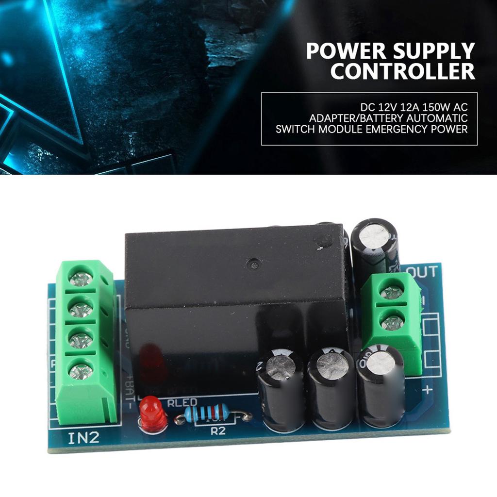 DC 12V 5A 150W AC AdapterBattery Automatic Switch Module Emergency Power Supply Controller