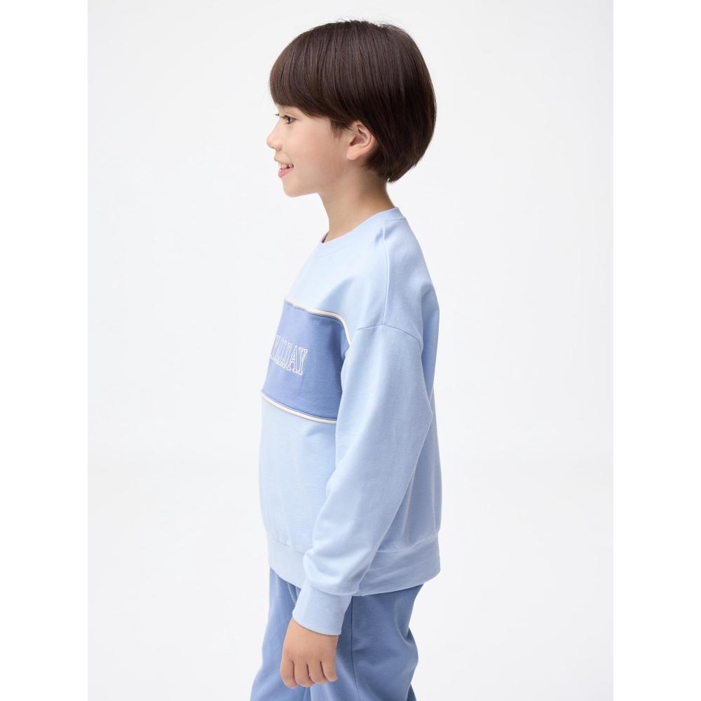 Gu By Uniqlo Kids Cotton Sweat Pullover Logo
