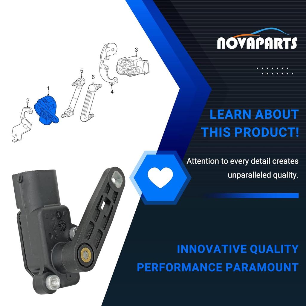 37146870200 Ride Air Suspension Ride Height Level Sensor for 2014-2023 BMW i3 i3s i8 X1 X2 X3 X4 X5 X6 X7 Mini Cooper 37146853747 37146895467 Front
