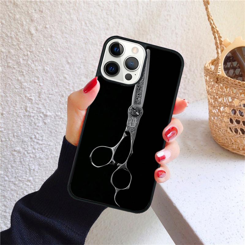 

Barber Scissors Hairstylist Salon Phone Case for iPhone 17 Air 16 Coque 15 14 12 13 PLUS 11 PRO MAX Back Cover Fundas Shell iPhone 11pro max