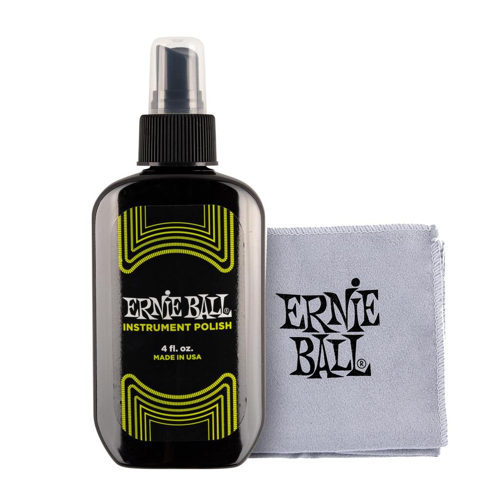 Genuine Ernie Ball 4222 Musical Instrument Polish with Cloth