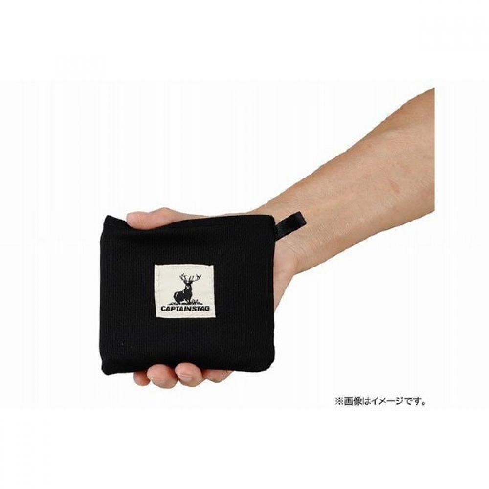 Captain Stag Ub 3080 Leisure Seat  Picnic Sheet Mat  Pocket Leisure Seat  Packable With Pegs  Small  Black