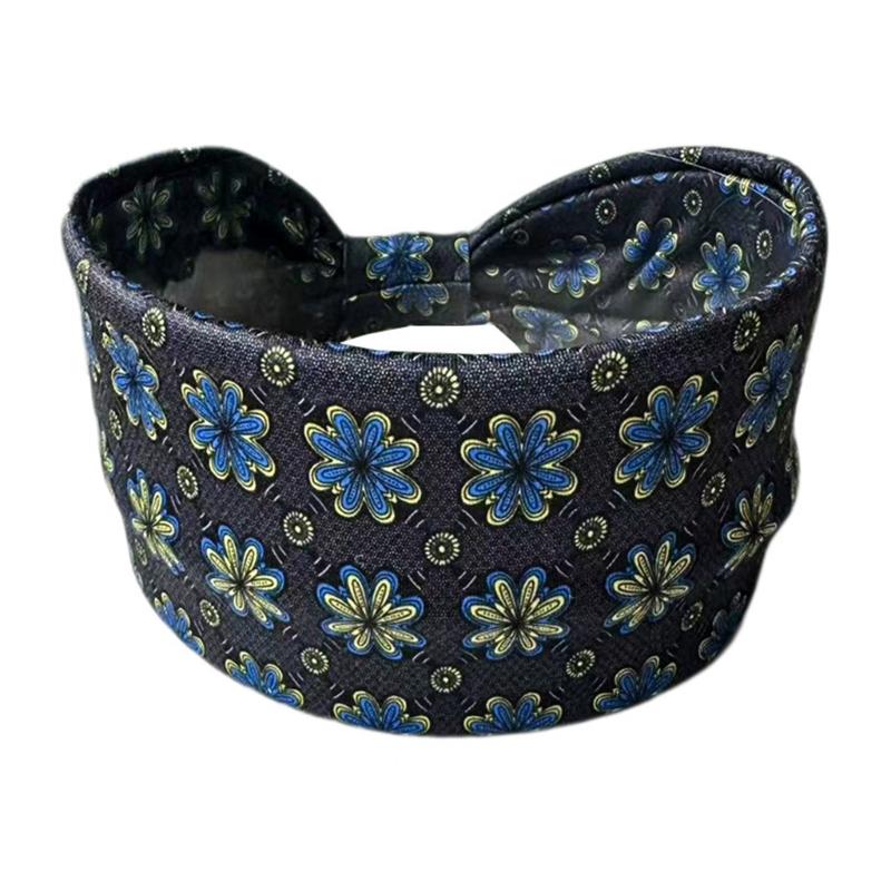 Stretchy Bohemian Pattern Hairband Sweat Resistant Workout Headbands For Gym Outdoor Travel Activity Sport Accessory