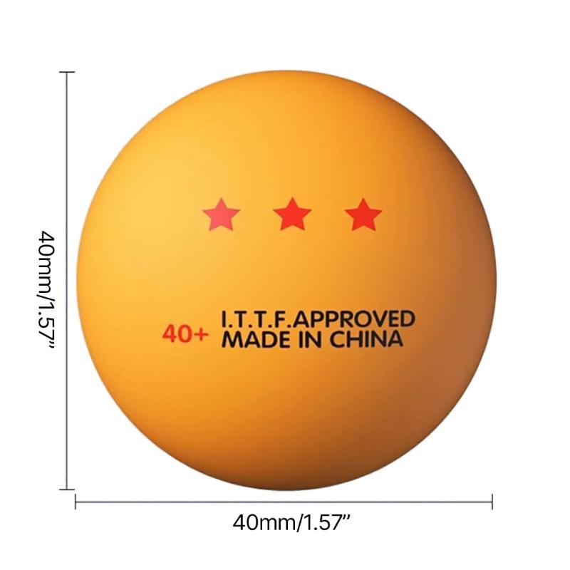 10 Pcs Durable PingPong Ball 3-Star Table Tennis Ball Standard Table Tennis Ball Outdoor Sports Accessories Durable