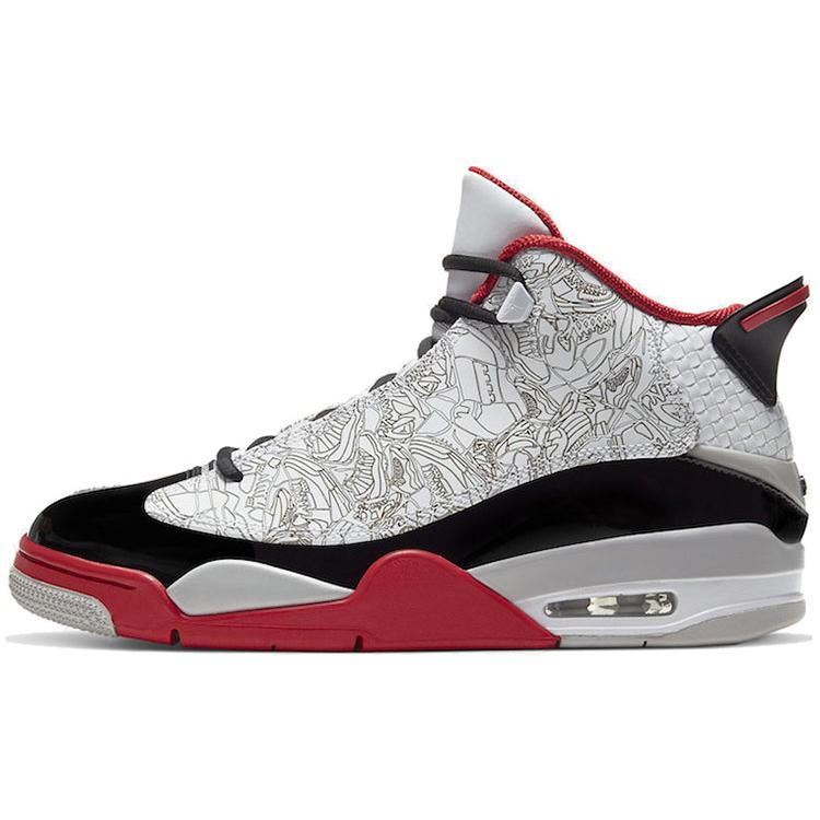 

new JORDAN Dub Zero White Varsity Red 41