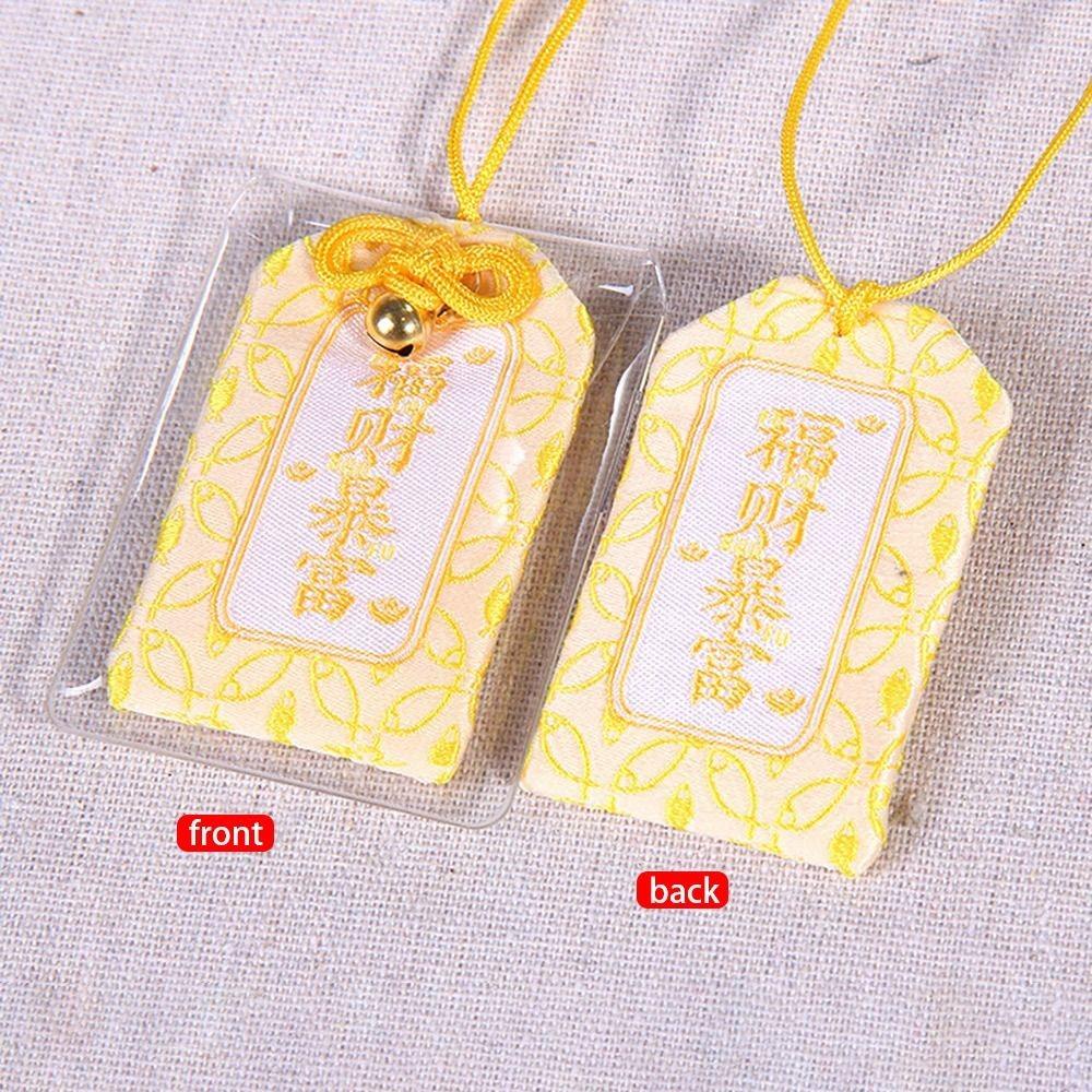 Duchovní sůl se sáčkem Buddhistická duchovní sůl sáček Náhrdelník požehnání taška pro štěstí Amulet požehnání sáčky Přívěsek