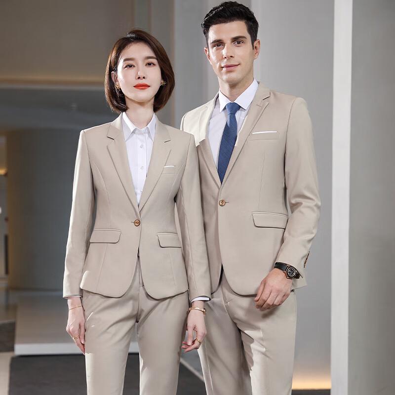 Teluoman Unisex Two-Piece Formal Suit M