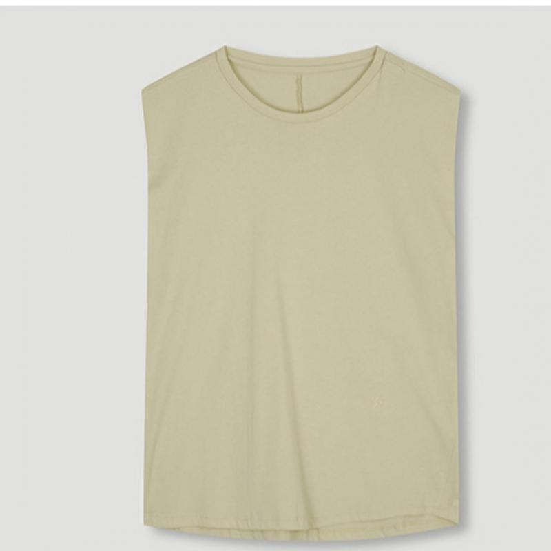  Tricou moale cu guler rotund, fără mâneci, She's miss Preț 118.000 woni 