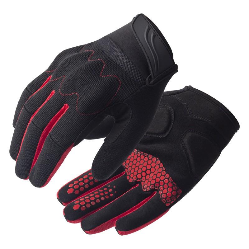 Unisex Full Finger Cycling Gloves Mountain Road Bike Riding Anti-Slip Touchscreen Lightweight Nylon