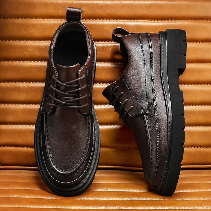 Classic Brand Men's Genuine Leather Shoes High-end Business Shoes Banquet Men's Formal Shoes Commuting Casual Shoes Soft Soles