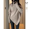 Women's Korean Style High Neck Turtleneck Sweater - X 51751