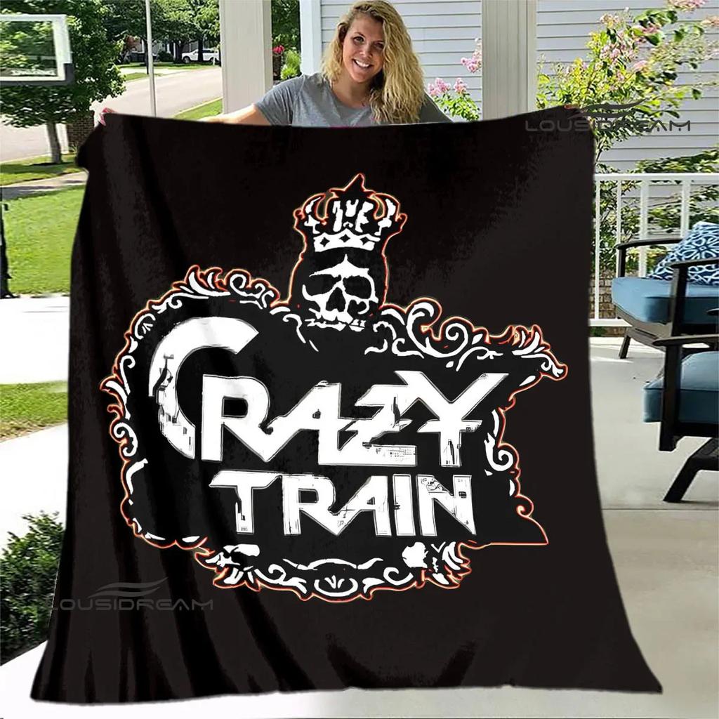 Ozzy Osbourne Retro-Druckdecken zum Warmhalten, weich und bequem, für Zuhause, Reisen, Bettdecke, Bettbezüge, Geburtstagsgeschenk